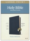 KJV Large-Print Thinline Reference Bible, Filament Enabled Edition Genuine Leather Black - Indexed